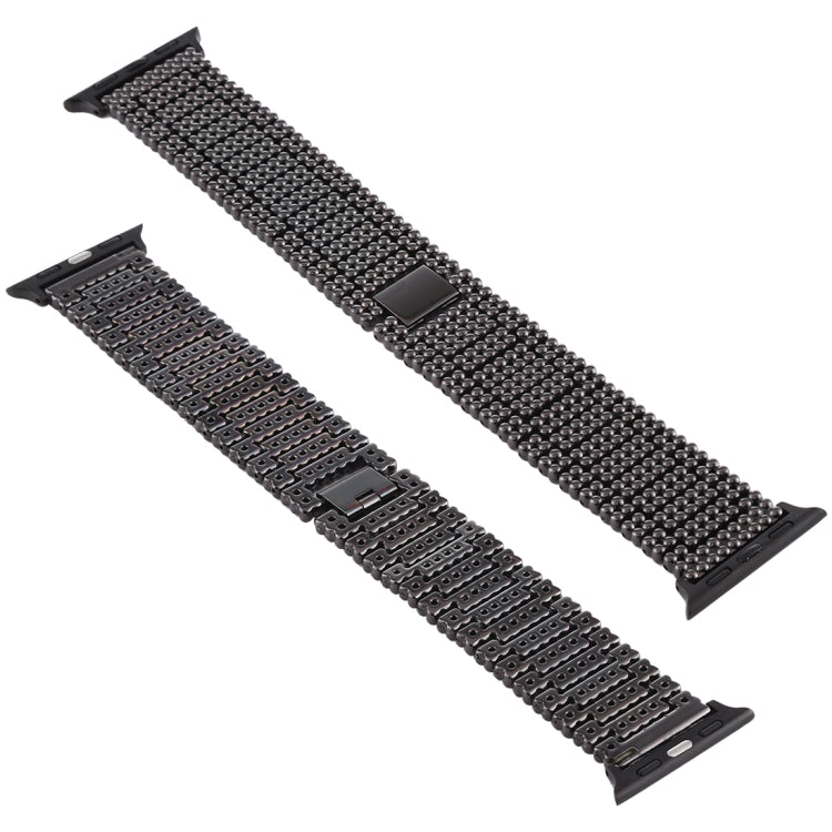 Pour Apple Watch Series 7 41mm / 6 & SE & 5 & 4 40mm / 3 & 2 & 1 38mm Bracelet en Acier Inoxydable à Neuf Billes, Pour Apple Watch Series 7 41mm / 6 & SE & 5 & 4 40mm / 3 & 2 & 1 38mm