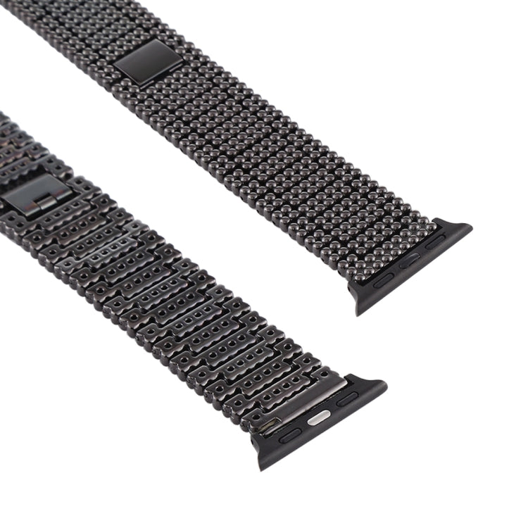 Pour Apple Watch Series 7 41mm / 6 & SE & 5 & 4 40mm / 3 & 2 & 1 38mm Bracelet en Acier Inoxydable à Neuf Billes, Pour Apple Watch Series 7 41mm / 6 & SE & 5 & 4 40mm / 3 & 2 & 1 38mm