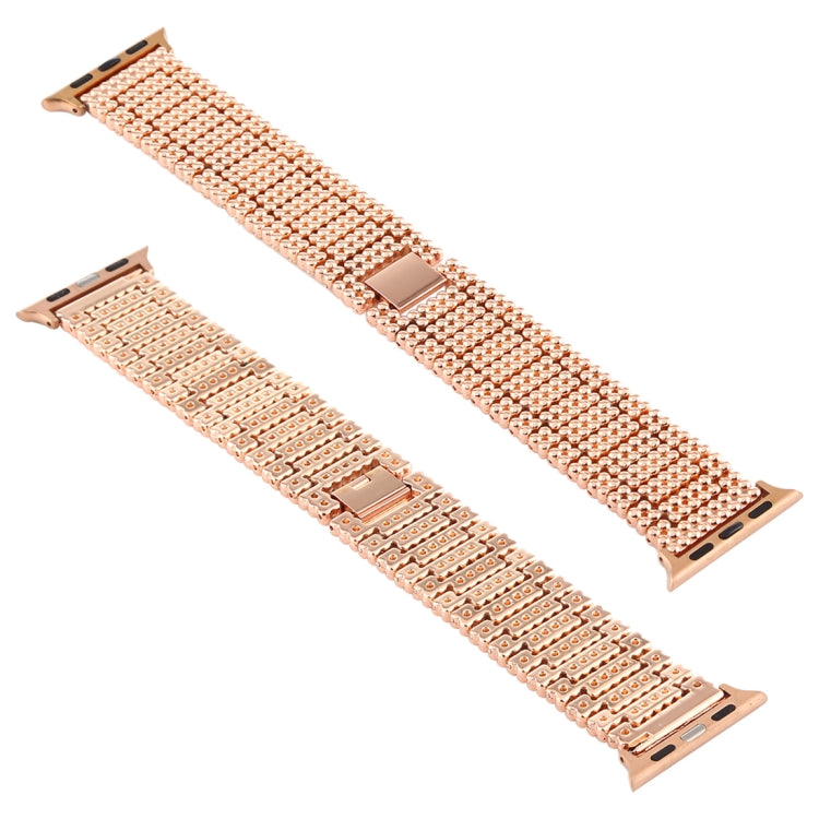 Pour Apple Watch Series 7 41mm / 6 & SE & 5 & 4 40mm / 3 & 2 & 1 38mm Bracelet en Acier Inoxydable à Neuf Billes, Pour Apple Watch Series 7 41mm / 6 & SE & 5 & 4 40mm / 3 & 2 & 1 38mm