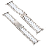 Pour bracelet de montre en acier inoxydable Apple Watch Series 10 42 mm / 9&8&7 41 mm / SE 3&SE 2&6&SE&5&4 40 mm / 3&2&1 38 mm, pour Apple Watch Series 8&7 41 mm / SE 2&6&SE&5&4 40 mm / 3&2&1 38 mm