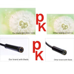 YPC110 Caméra HD 2.0MP 8mm Endoscope WiFi Tube serpent Inspection avec 8 LED, Étanche IP68, Diamètre de l'objectif : 8mm, Longueur : 2m, Câble rigide, Câble rigide 2m