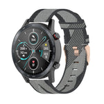 Bracelet de montre en nylon tissé à rayures de 22 mm pour Huawei GT / GT2 46 mm, Honor Magic Watch 2 46 mm / Magic