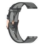 Bracelet de montre en nylon tissé à rayures de 22 mm pour Huawei GT / GT2 46 mm, Honor Magic Watch 2 46 mm / Magic