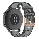 Bracelet de montre en nylon tissé à rayures de 22 mm pour Huawei GT / GT2 46 mm, Honor Magic Watch 2 46 mm / Magic
