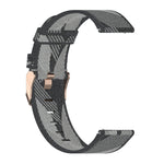 Bracelet de montre en nylon tissé à rayures de 22 mm pour Galaxy Watch 46 mm / Gear S3