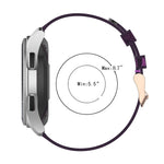 Bracelet de montre en nylon tissé à rayures de 22 mm pour Galaxy Watch 46 mm / Gear S3