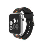 Pour bracelet de montre en silicone à motif camouflage de mode 38 mm pour Apple Watch Series 3 & 2 & 1 38 mm