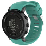 Silicone  Watch Band for SUUNTO Core ALU Black