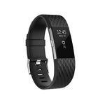 Bracelet de montre de sport réglable à motif de diamants pour FITBIT Charge 2, taille : S, 10,5 x 8,5 cm, S