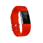 Bracelet de montre de sport réglable à motif de diamants pour FITBIT Charge 2, taille : S, 10,5 x 8,5 cm, S