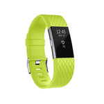 Bracelet de montre de sport réglable à motif de diamants pour FITBIT Charge 2, taille : S, 10,5 x 8,5 cm, S
