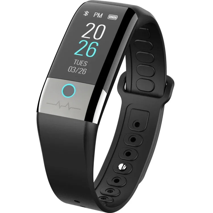 Montre connectée X1 avec écran couleur de 1,08 pouce, étanche IP67, avec notifications de messages, suivi de la fréquence cardiaque, de l'oxygénation sanguine, de la pression artérielle et du sommeil.