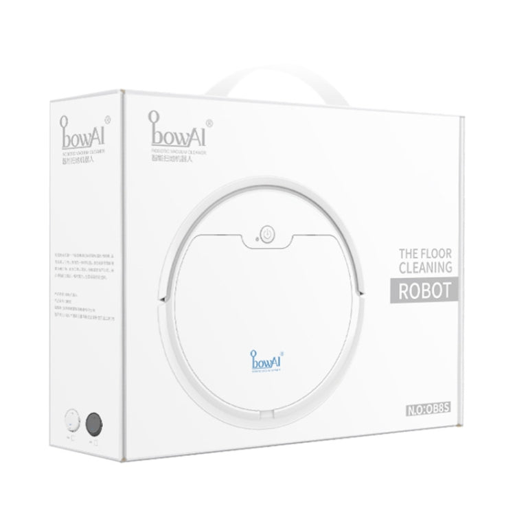 Robot balayeur intelligent BOWAI OB8S pour la maison, OB8S (Blanc), OB8S (Noir)
