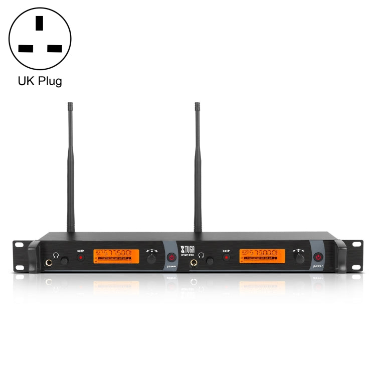 XTUGA IEM1200 Système de moniteur d’oreille sans fil pour chanteur de scène, émetteur
