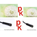 YPC110 Caméra HD 2.0MP 8mm Endoscope WiFi Tube serpent Inspection avec 8 LED, Étanche IP68, Diamètre de l'objectif : 8mm, Longueur : 2m, Câble souple, Câble souple 2m