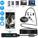 Endoscope de caméra YPC110 8mm 2.0MP HD WiFi Serpent Tube d'inspection avec 8 LED, étanche IP68, Diamètre de la lentille : 8mm, Longueur : 5m, Ligne Souple, Ligne Souple de 5m