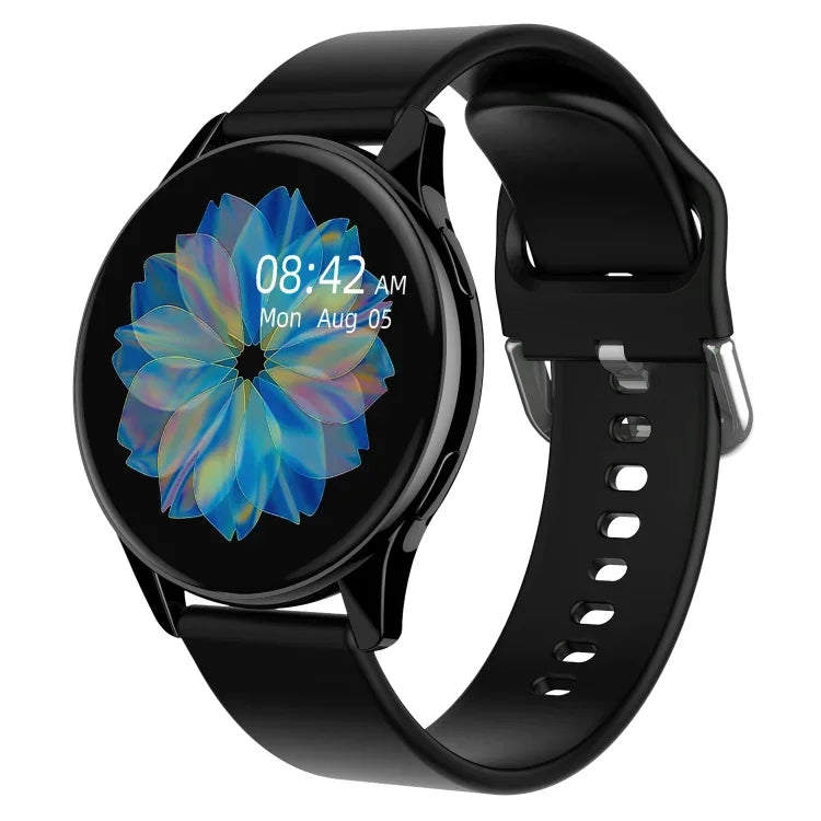 Montre connectée étanche Lokmat T2 Pro avec écran tactile IPS de 1,28 pouce et moniteur de fréquence cardiaque/tension artérielle