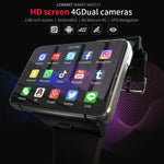 Montre connectée LOKMAT APPLLP Max 4G Call, écran 2,88 pouces, processeur quadricœur MTK6761, 4 Go de RAM + 64 Go de stockage, Android 9.0, GPS, capteur de fréquence cardiaque