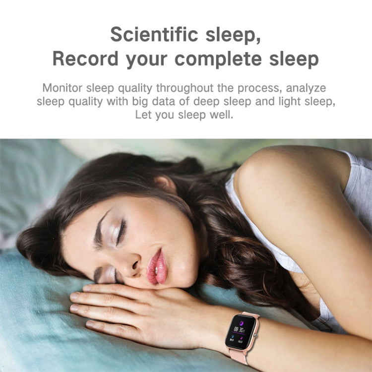 Montre connectée LOKMAT P8 avec écran de 1,4 pouce, étanche, podomètre, suivi du sommeil et de la fréquence cardiaque