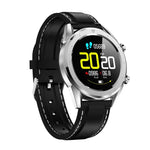 Montre connectée DT28 de 1,54 pouce, étanche IP68, bracelet en silicone, Bluetooth 4.2, notifications d'appels entrants, surveillance de la pression artérielle et paiement sans contact.