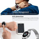 Montre connectée DT28 de 1,54 pouce, étanche IP68, bracelet en silicone, Bluetooth 4.2, notifications d'appels entrants, surveillance de la pression artérielle et paiement sans contact.