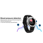 Montre connectée DT28 de 1,54 pouce, étanche IP68, bracelet en silicone, Bluetooth 4.2, notifications d'appels entrants, surveillance de la pression artérielle et paiement sans contact.