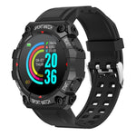 FD68 Montre connectée sport à écran rond couleur 1,3 pouces, support fréquence cardiaque / mode multi-sports, FD68