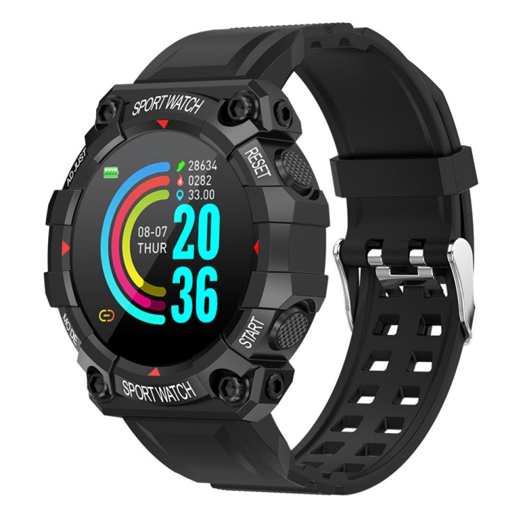 FD68 Montre connectée sport à écran rond couleur 1,3 pouces, support fréquence cardiaque / mode multi-sports, FD68
