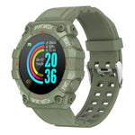 FD68 Montre connectée sport à écran rond couleur 1,3 pouces, support fréquence cardiaque / mode multi-sports, FD68