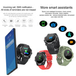 FD68 Montre connectée sport à écran rond couleur 1,3 pouces, support fréquence cardiaque / mode multi-sports, FD68