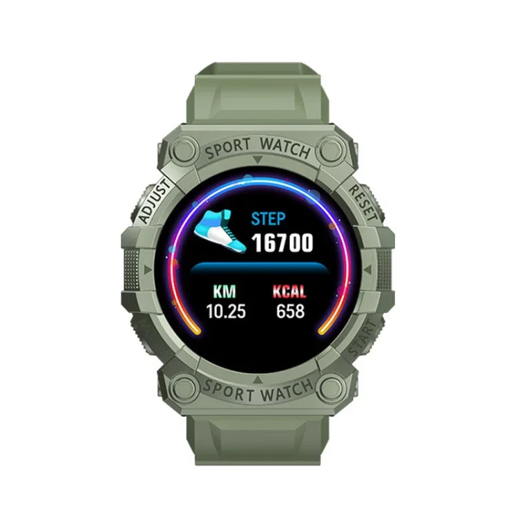 Montre connectée de sport à écran couleur rond de 1,44 pouce FD68S, prend en charge la fréquence cardiaque / le mode multisports, FD68S