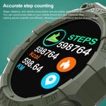Montre connectée de sport à écran couleur rond de 1,44 pouce FD68S, prend en charge la fréquence cardiaque / le mode multisports, FD68S