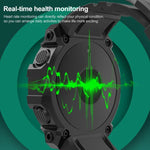 Montre connectée de sport à écran couleur rond de 1,44 pouce FD68S, prend en charge la fréquence cardiaque / le mode multisports, FD68S