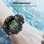 Montre connectée LC11 pour le sport en extérieur avec écran TFT de 1,28 pouce, étanche IP68, compatible avec la surveillance de la fréquence cardiaque et de la pression artérielle