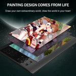 Écran de dessin pour téléphone mobile et tablette 10Moons G10 avec stylet passif 8192 niveaux