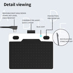 Tablette de dessin 10Moons T503 compatible avec téléphone mobile et tablette, stylet passif 8192 niveaux