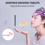 Tablette de dessin 10Moons T503 compatible avec téléphone mobile et tablette, stylet passif 8192 niveaux