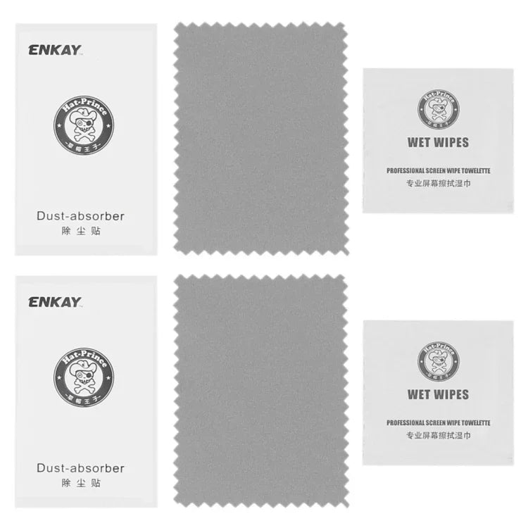 Lot de 2 films de protection d'écran en verre trempé anti-explosion ENKAY Hat-Prince pour montre connectée Samsung Gear S2 : épaisseur 0,2 mm, dureté de surface 9H, diamètre 2,15D.