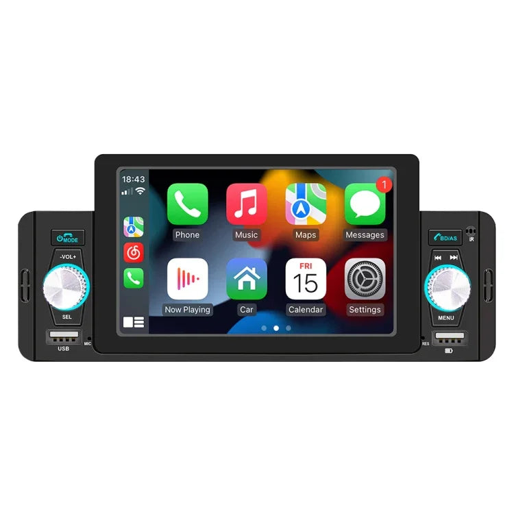M160W Autoradio MP5 de 5 pouces sans fil prenant en charge la fonction Mirror Link pour téléphone / les commandes au volant, M160W
