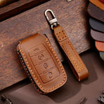 For Dodge Ram 4-button C161 Car Key Leather Protective Case, 4-button