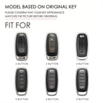 For Nissan Teana / Ariya 5-button Start Hallmo Car Cowhide Leather Key Protective Cover Key Case, 5-button Start