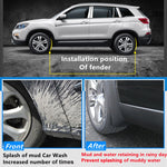 For Volkswagen Touareg 2011-2018 4pcs/Set Car Auto Soft Plastic Splash Flaps Fender Guard, For Volkswagen Touareg 2011-2018