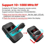 WOYO PL001 Car Remote Control Tester 10-1000MHZ RF IR Infrared Wireless Digital Frequency Tester for Truck Door Key Remote Clone, PL001