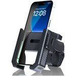 Support de téléphone antidérapant en fibre de carbone pour vélo et trottinette