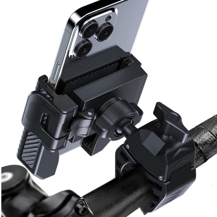 Support de téléphone antidérapant en fibre de carbone pour vélo et trottinette
