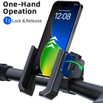 Support de téléphone antidérapant en fibre de carbone pour vélo et trottinette