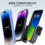 Support de téléphone antidérapant en fibre de carbone pour vélo et trottinette