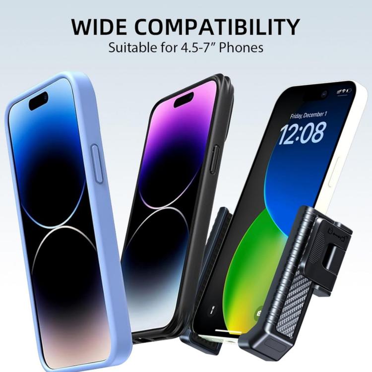 Support de téléphone antidérapant en fibre de carbone pour vélo et trottinette