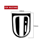 For Ford Mustang 2015-2020 Car Right Drive Gear Panel Frame Decorative Sticker Set, Set For Ford Mustang 2015-2020, Right Drive