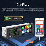 Autoradio MP5 de 4 pouces, 800x480P, compatible FM, Bluetooth et carte SD avec télécommande, F7805C